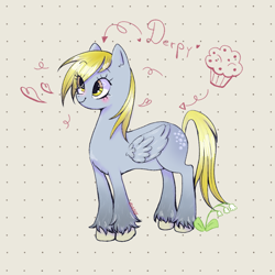 Size: 1000x1000 | Tagged: safe, artist:sizack, derpy hooves, pegasus, pony, g4, female, simple background