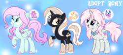 Size: 1280x581 | Tagged: safe, artist:vi45, oc, oc only, pegasus, pony, unicorn, female, horn, mare