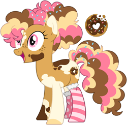 Size: 1970x1936 | Tagged: safe, artist:strawberry-spritz, oc, oc only, pony, clothes, mismatched socks, offspring, parent:donut joe, parent:minty, simple background, socks, solo, striped socks, transparent background