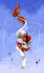 Size: 1512x2512 | Tagged: safe, artist:jsunlight, autumn blaze, kirin, g4, cloven hooves, female, looking at you, solo