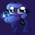 Size: 3000x3000 | Tagged: safe, artist:cushyhoof, princess luna, alicorn, pony, bipedal, blushing, cute, female, filly, filly luna, flower, flower pot, foal, lunabetes, moon eyes, simple background, solo, wingding eyes, woona, younger