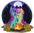 Size: 2250x2150 | Tagged: safe, artist:pink-pone, oc, oc only, pegasus, pony, campfire, camping, duo, forest, hug, moon, nature, night, outdoors, pegasus oc, s'mores, tree, winghug, wings