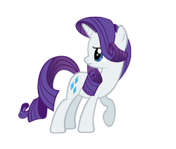 Size: 1600x1355 | Tagged: safe, artist:shho13, rarity, pony, unicorn, g4, female, horn, mare, raised hoof, simple background, solo, transparent background, vector