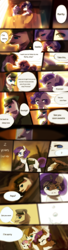 Size: 1200x4393 | Tagged: safe, artist:aquagalaxy, hondo flanks, rarity, sweetie belle, earth pony, pony, unicorn, g4, comic, dialogue, female, filly, foal, horn, male, mare, speech bubble, stallion, war