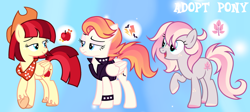 Size: 1280x571 | Tagged: safe, artist:vi45, oc, oc only, earth pony, pegasus, pony, clothes, female, hat, jacket, leather, leather jacket, mare