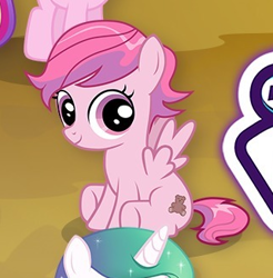 Size: 320x325 | Tagged: safe, gameloft, pegasus, pony, g4, colt, female, filly, foal, male, outdoors, snugglebug