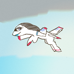 Size: 1000x1000 | Tagged: safe, artist:l.scratch, original species, plane pony, boeing 737, plane, solo