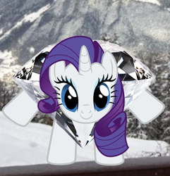 Size: 2738x2844 | Tagged: safe, edit, rarity, unicorn, g4, gem, horn