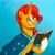 Size: 3000x3000 | Tagged: safe, artist:birdoffnorth, sunburst, pony, unicorn, g4, book, cloak, clothes, ear fluff, facial hair, glasses, goatee, horn, male, reading, smiling, solo, stallion, sunburst's cloak, sunburst's glasses