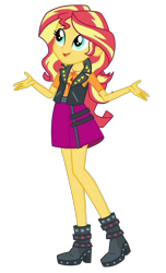 Size: 2428x4000 | Tagged: safe, edit, edited screencap, editor:cutler1228, screencap, sunset shimmer, human, equestria girls, g4, female, geode of empathy, magical geodes, not a vector, solo