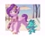 Size: 2200x1862 | Tagged: safe, artist:maxi_ponie, pipp petals, sparky sparkeroni, dragon, pegasus, pony, g5, adorapipp, auntie pipp, baby, baby dragon, clothes, cute, duo, duo male and female, female, male, mare, outdoors, passepartout, scarf, snow, sparkybetes, winter