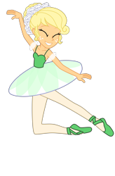 Size: 6264x9552 | Tagged: safe, artist:emeraldblast63, applejack, equestria girls, g4, ballerina, commission