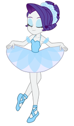 Size: 5600x9552 | Tagged: safe, artist:emeraldblast63, rarity, equestria girls, g4, ballerina, commission