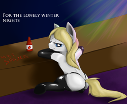 Size: 1280x1043 | Tagged: artist needed, safe, oc, oc only, oc:turning tricks, earth pony, female, hot sauce, solo