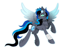 Size: 8808x6120 | Tagged: safe, artist:xxcheerupxxx, oc, oc only, oc:zeru music, pegasus, pony, choker, female, mare, simple background, solo, spiked choker, transparent background, wings