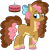 Size: 2478x2504 | Tagged: safe, artist:strawberry-spritz, oc, oc only, oc:neapolitan cream cake, earth pony, pony, g4, base used, blue bow, blue eyes, bow, brown coat, brown mane, brown tail, colored belly, colored fetlocks, colored hooves, commission, curly mane, curly tail, earth pony oc, eyelashes, female, female oc, freckles, hair accessory, hair bow, high res, hooves, lidded eyes, long mane, long tail, looking back, mane accessory, mare, mare oc, offspring, pale belly, parent:carrot cake, parent:cup cake, parents:carrot cup, pink hooves, raised hoof, show accurate, simple background, smiling, solo, standing, standing on three hooves, tail, three quarter view, three toned mane, three toned tail, transparent background