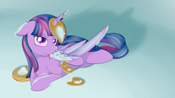 Size: 3471x1951 | Tagged: safe, artist:dusthiel, twilight sparkle, alicorn, pony, castle sweet castle, g4, my little pony: friendship is magic, cute, female, food, horn, horn impalement, i'm pancake, mare, pancakes, solo, twiabetes, twilight sparkle (alicorn), whipped cream