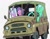 Size: 1112x875 | Tagged: safe, artist:adeptus-monitus, lyra heartstrings, twilight sparkle, pony, unicorn, g4, driving, duo, duo female, female, frown, grin, horn, mare, ponies driving cars, smiling, truck, uaz, uaz-469