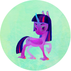 Size: 2480x2480 | Tagged: safe, artist:wolfiedrawie, twilight sparkle, alicorn, pony, g4, curved horn, female, fetlock tuft, horn, mare, solo, twilight sparkle (alicorn)