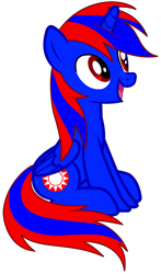 Size: 1120x1906 | Tagged: safe, artist:stephen-fisher, oc, oc only, oc:stephen (stephen-fisher), alicorn, g4, alicorn oc, horn, male, simple background, sitting, solo, transparent background, vector, wings