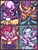 Size: 1500x2000 | Tagged: safe, artist:derp pone, cheerilee, lilac sky, pinkie pie, smolder, dragon, earth pony, pegasus, pony, semi-anthro, g4, bow, cheerleader, cheerleader outfit, clothes, cute, pom pom, simple background