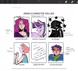 Size: 1780x1618 | Tagged: safe, artist:cellolikescat, starlight glimmer, human, pony, unicorn, g4, 811, female, horn, human female, male, mare, pearl (steven universe), shane (stardew valley), stardew valley, steven universe, susan octavia (811), the collector