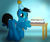 Size: 5148x4320 | Tagged: safe, artist:agkandphotomaker2000, oc, oc only, oc:pony video maker, pegasus, g4, birthday, birthday cake, birthday candles, butt, cake, dock, food, gradient background, hat, high res, looking at you, party hat, pegasus booty, pegasus oc, plate, plot, raised hoof, show accurate, simple background, smiling, smiling at you, solo, spread wings, table, tail, wings