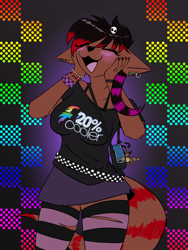 Size: 1800x2400 | Tagged: safe, artist:stray prey, oc, oc only, wolf, anthro, 20% cooler, barely pony related, clothes, furry, furry oc, shirt, solo, t-shirt