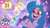 Size: 3840x2160 | Tagged: safe, artist:shad0w-galaxy, izzy moonbow, pony, unicorn, g5, izzy in a tizzy, my little pony: tell your tale, leak, spoiler:g5, spoiler:my little pony: tell your tale, spoiler:tyts02e31, abstract background, bicycle, blowtorch, bracelet, female, friendship bracelet, glowing, glowing horn, goggles, headphones, high res, hoof heart, horn, i can't believe it's not hasbro studios, jewelry, magic, mare, microphone, my little pony logo, nervous, nervous smile, nervous sweat, open mouth, show accurate, smiling, solo, sparkles, sweat, sweatdrops, telekinesis, thumbnail, underhoof, upside-down hoof heart, youtube thumbnail