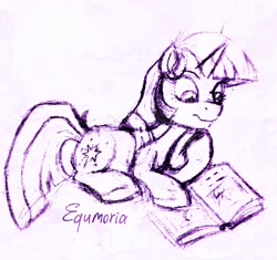 Size: 2292x2150 | Tagged: safe, artist:equmoria, twilight sparkle, pony, unicorn, g4, book, g5 concept leaks, horn, sketch, traditional art, twilight sparkle (g5 concept leak), unicorn twilight