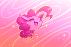 Size: 4500x3000 | Tagged: safe, artist:celes-969, pinkie pie, earth pony, pony, g4, abstract background, gradient background, solo