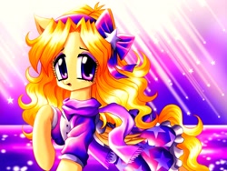 Size: 2989x2243 | Tagged: safe, artist:starystory, oc, oc only, pegasus, pony, blonde, stars