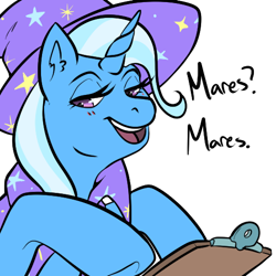 Size: 512x512 | Tagged: safe, artist:twoshoesmcgee, trixie, g4, clipboard, female, mare, sticker