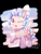 Size: 900x1200 | Tagged: safe, artist:梦幽, cozy glow, pegasus, pony, g4, black background, bow, character name, female, filly, foal, hair ribbon, one eye closed, open mouth, raised hoof, ribbon, signature, simple background, solo, spread wings, tail, tail bow, wings