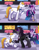 Size: 1100x1420 | Tagged: safe, artist:patty-plmh, king sombra, prince blueblood, twilight sparkle, alicorn, pony, g4, female, grand galloping gala, love triangle, male, ship:twiblood, ship:twibra, shipping, straight, twilight sparkle (alicorn), twilight sparkle gets all the stallions