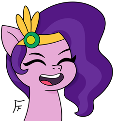 Size: 2247x2356 | Tagged: safe, artist:frownfactory, pipp petals, pegasus, pony, g5, female, happy, open mouth, simple background, solo, transparent background