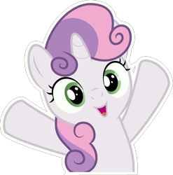 Size: 3000x3031 | Tagged: safe, artist:sollace, derpibooru exclusive, sweetie belle, pony, unicorn, crusaders of the lost mark, g4, my little pony: friendship is magic, .svg available, adorabelle, cute, female, filly, foal, horn, ocbetes, simple background, solo, transparent background, vector