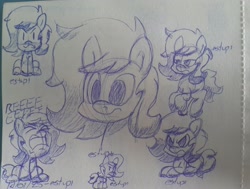 Size: 2048x1546 | Tagged: safe, artist:unitxxvii, oc, oc:filly anon, earth pony, pony, female, filly, foal, frown, pencil drawing, sketch, sketch dump, solo, traditional art