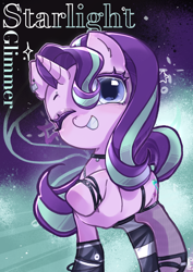 Size: 2480x3508 | Tagged: safe, artist:izuchi, starlight glimmer, pony, unicorn, g4, female, horn, solo