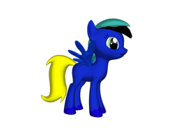 Size: 749x562 | Tagged: safe, artist:ramirocalderoniv, oc, oc only, pony, 3d, ponified, simple background, solo, transparent background