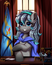 Size: 1946x2422 | Tagged: safe, artist:pridark, oc, oc only, earth pony, pony, earth pony oc, president, solo