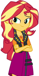 Size: 1025x2000 | Tagged: safe, edit, edited screencap, editor:cutler1228, screencap, sunset shimmer, human, equestria girls, g4, background removed, female, geode of empathy, magical geodes, not a vector, simple background, solo, transparent background