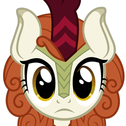 Size: 5000x5000 | Tagged: safe, alternate version, artist:firlin123, autumn blaze, kirin, g4, .svg available, absurd resolution, female, looking at you, mare stare, simple background, solo, svg, transparent background, vector