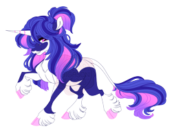 Size: 4900x3800 | Tagged: safe, artist:gigason, oc, oc only, oc:sound wave, pony, unicorn, absurd resolution, female, horn, magical lesbian spawn, mare, obtrusive watermark, offspring, parent:twilight sparkle, parent:vinyl scratch, parents:vinylight, simple background, solo, transparent background, watermark