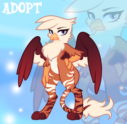 Size: 1280x1244 | Tagged: safe, artist:vi45, oc, oc only, griffon, anthro, female, solo, zoom layer