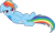 Size: 1556x943 | Tagged: safe, artist:retroponybro, rainbow dash, g4, base used, female, floppy ears, full body, inkscape, lying down, mare, simple background, solo, transparent background, vector