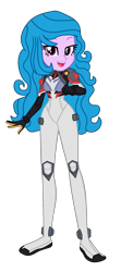 Size: 738x1666 | Tagged: safe, artist:robertsonskywa1, izzy moonbow, human, equestria girls, g4, g5, clothes, equestria girls-ified, female, g5 to equestria girls, g5 to g4, generation leap, kimiko glenn, marvel, marvel rivals, open mouth, peni parker, plugsuit, simple background, skintight clothes, solo, transparent background, voice actor joke