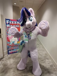 Size: 1500x2000 | Tagged: safe, artist:furtasticstudios, photographer:greyscaleljh, starlight glimmer, g4, fursuit, indoors, irl, photo, ponysuit, solo