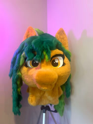 Size: 1500x2000 | Tagged: safe, artist:caffeinecraft, oc, oc only, fursuit, indoors, irl, photo, ponysuit, solo