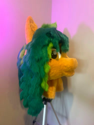 Size: 1500x2000 | Tagged: safe, artist:caffeinecraft, oc, oc only, fursuit, indoors, irl, photo, ponysuit, solo